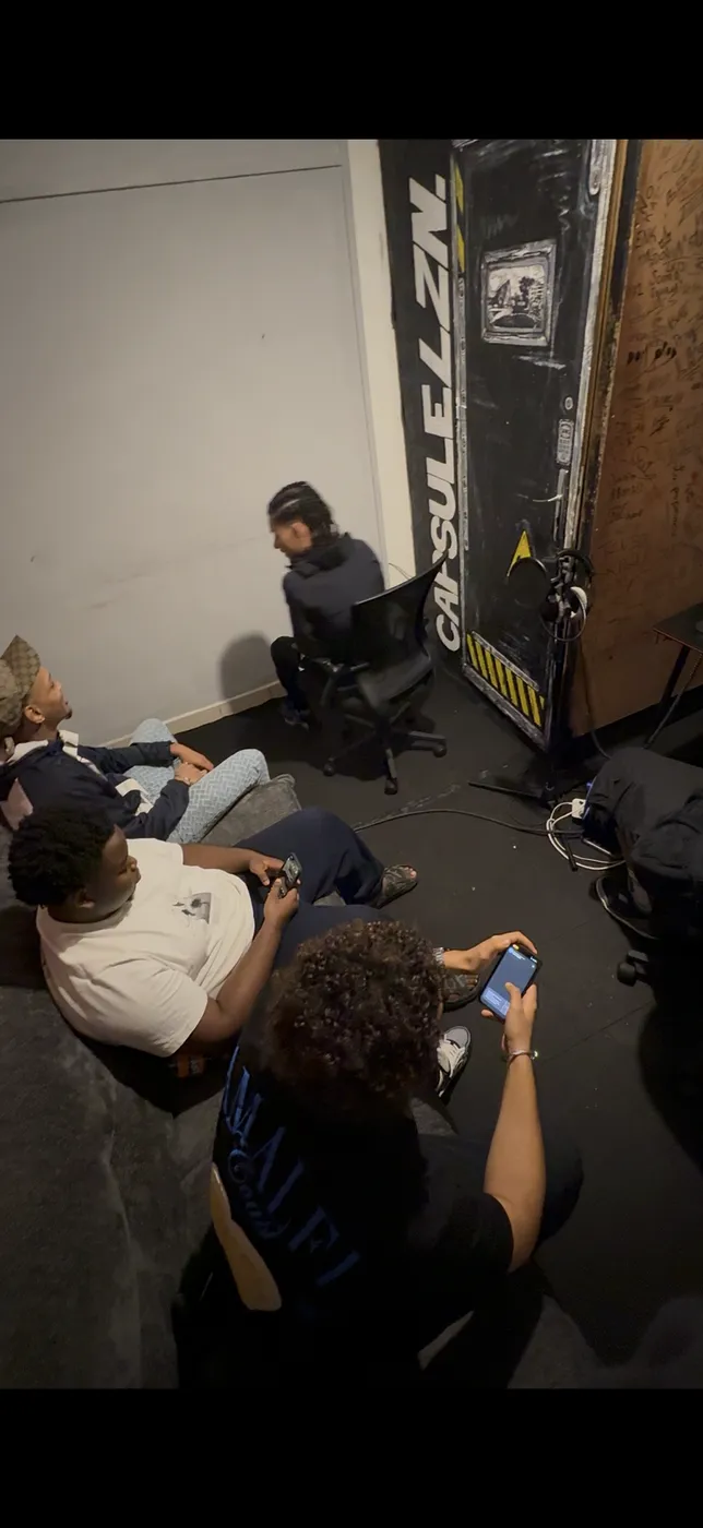 Espace détente du studio Le Bloc